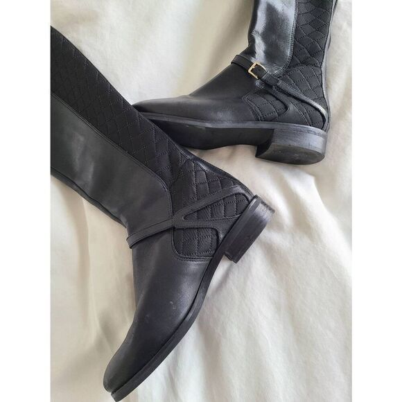 Cole Haan Womens Leather Upper Buckle Strap Accent Imogene Boot II Black Size 5B - Picture 6 of 7